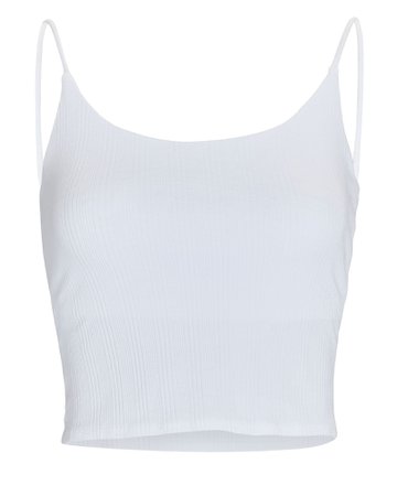 Enza Costa Strappy Cropped Tank Top | INTERMIX®
