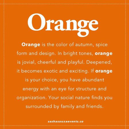 orange color meaning