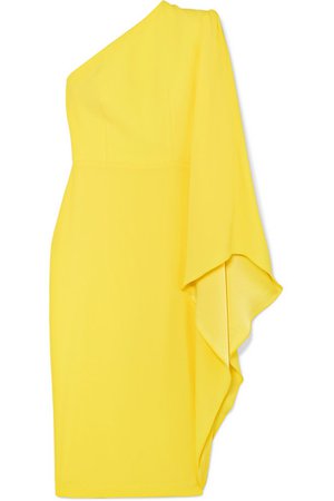 Alex Perry | Finley one-sleeve crepe dress | NET-A-PORTER.COM