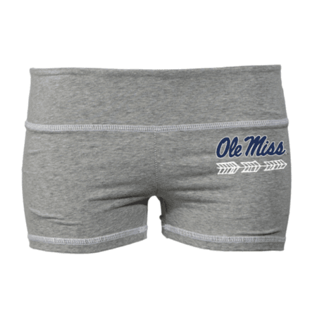 College Apparels | Shop Women's Grey Official NCAA University Of Mississippi Rebels Ole Miss Hotty Toddy Womens Ath Lesiure Shorts at Fashiontage | 451517CC1AE_AGR-M