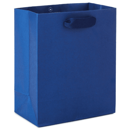 6.5" Small Navy Blue Gift Bag