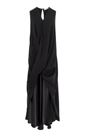 Sadie Cape Silk Maxi Dress By Heirlome | Moda Operandi