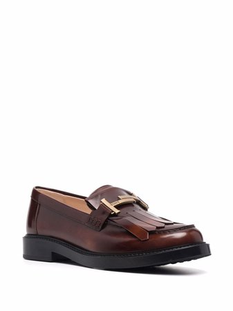 Tod's Kate Leather Loafers - Farfetch