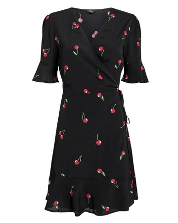 Aimee Cherry Print Dress