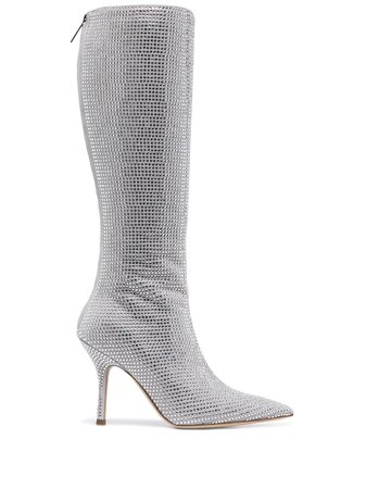 Paris Texas Holly crystal-embellished Boots - Farfetch
