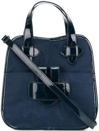 Zelig small contrast trim tote