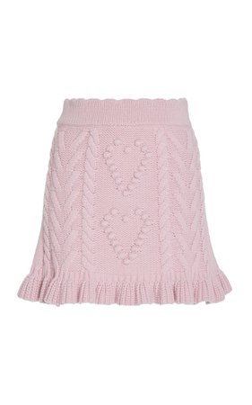 Brendana Knit Mini Skirt By Loveshackfancy | Moda Operandi