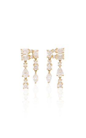 Maya 18k Yellow Gold Diamond Earrings By Anita Ko | Moda Operandi