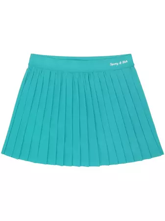Sporty & Rich logo-print Pleated Tennis Skirt - Farfetch