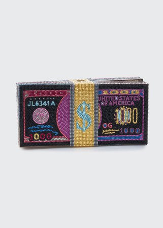Judith Leiber Couture Stack Of Cash Funny Money Clutch Bag - Bergdorf Goodman