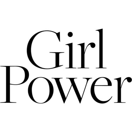 girl power text