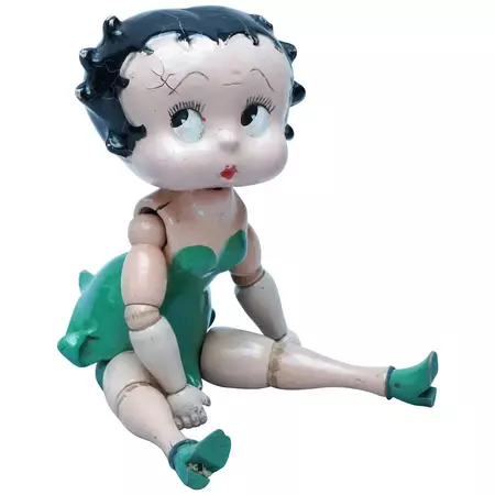 1930s Jointed Betty Boop Fleischer Doll For Sale at 1stDibs | betty boop dolls, betty boop doll value, betty boop dolls value