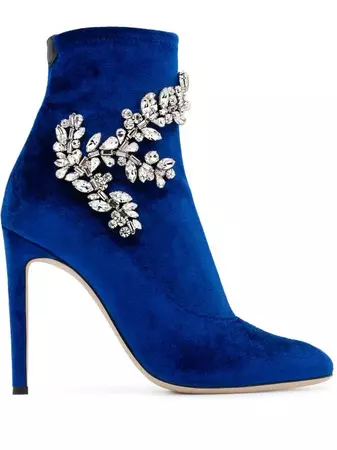 Giuseppe Zanotti Celeste crystal-embellished Boots - Farfetch