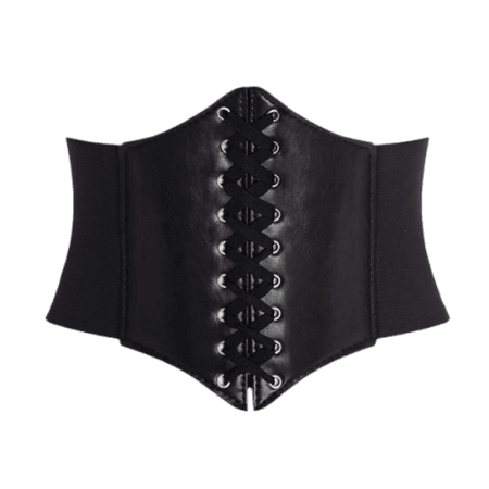 Black gothic corset