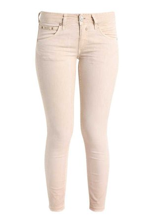 Herrlicher TOUCH CROPPED - Jeans Skinny Fit - beige - Zalando.co.uk