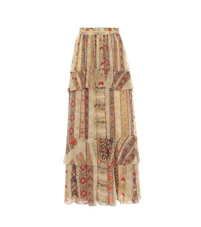 ETRO Floral silk maxi skirt $ 3,120
