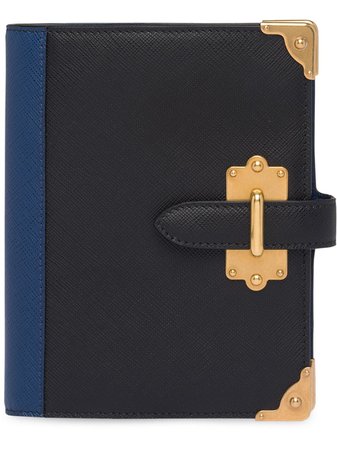 Prada Cahier Pocket Diary 1AZ0022EJB Black | Farfetch