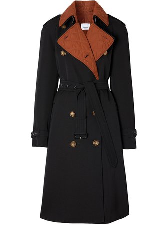 BURBERRY detachable-warmer trench coat
