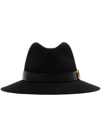 Shop Valentino V-ring fedora hat with Express Delivery - FARFETCH