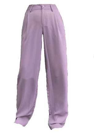 purple formal pants