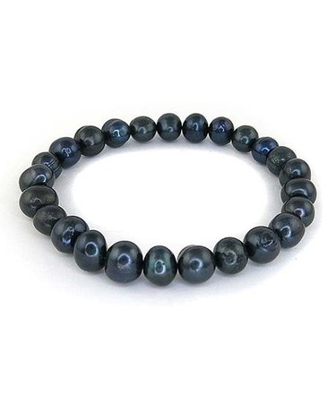 Yeidid International Black Cultured Pearl Stretch Bracelet | Best Price and Reviews | Zulily