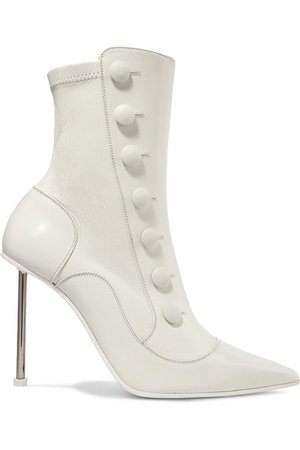 Alexander McQueen | Embellished leather ankle boots | NET-A-PORTER.COM