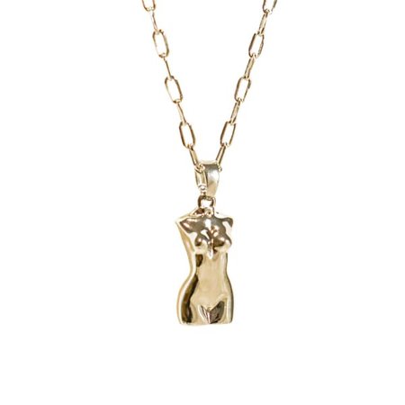 Silver Body Necklace | En Route Jewelry | Wolf & Badger