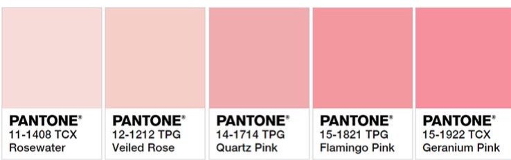 peach pink shades
