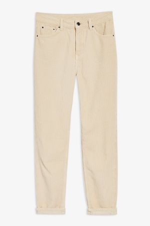 Ecru Corduroy Mom Jeans - New In Fashion - New In - Topshop