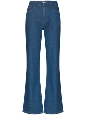 Wandler Daisy mid-rise straight-leg Jeans - Farfetch