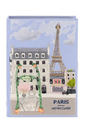 Paris Metro Guide Embroidered Clutch By Olympia Le-Tan | Moda Operandi