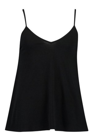Recycled Strappy Vest Top | boohoo black
