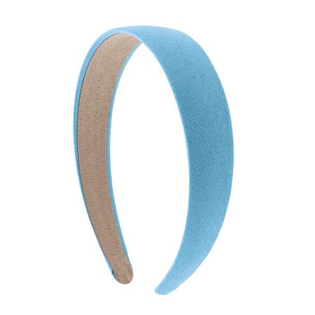 Amazon.com : 1 Inch Wide Suede Like Headband Solid Hair band for Women and Girls (Light Blue) : Beauty & Personal Care