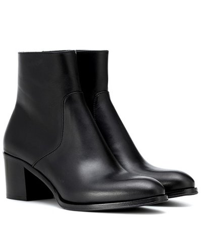 Alease leather ankle boots