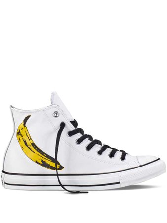 banana high top sneaker