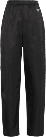 Prada Re-Nylon Zip Up Pants