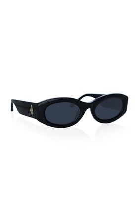 Berta Round-Frame Acetate Sunglasses By The Attico | Moda Operandi