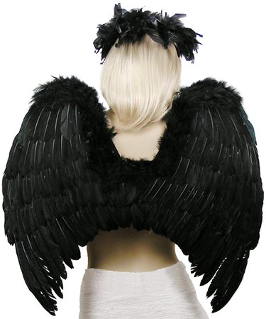 black angel halo costume
