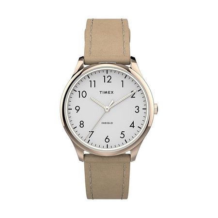 Timex® Women's Modern Easy Reader Leather Watch - TW2T72400JT