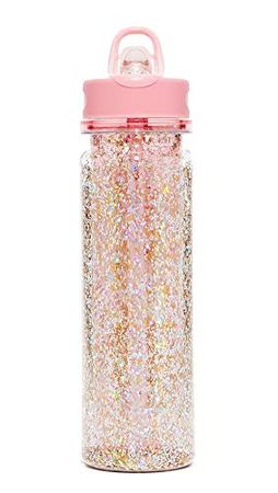 Glittered Water Bottle | Pink Stardust | Unicorn Style – All Things Unicorn