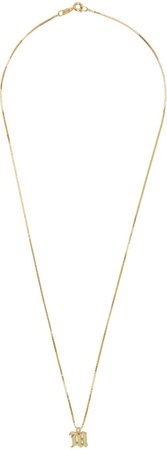 MISBHV Gold Logo Necklace
