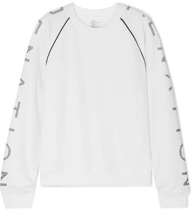 Highline Printed Cotton-jersey Sweatshirt - White