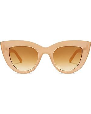 Amazon.com: SOJOS Retro Small Vintage Cateye Sunglasses for Women Cute Fashion UV400 Sunnies SJ2939, Tortoise/Brown : Clothing, Shoes & Jewelry