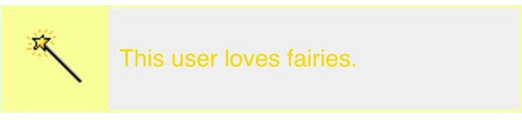 This user loves fairies ✨💭⭐️