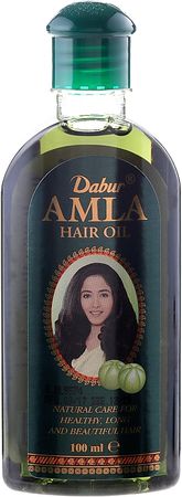 Dabur Amla Healthy Long And Beautiful Hair Oil (το προϊόν δεν είναι κατάλληλο για ανοιχτόχρωμα μαλλιά) - Θρεπτικό Λάδι μαλλιών με φρούτα άμλα | Makeup.gr