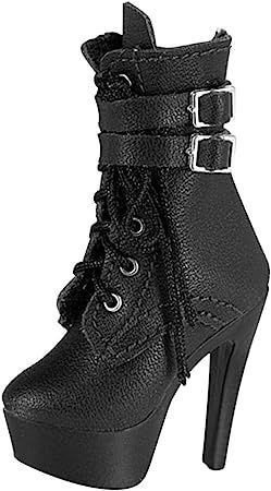 Amazon.com: Colaxi 1/6 Scale High Heeled Shoes Boot for 12" Women Figures Model Accessories , Black : Toys & Games