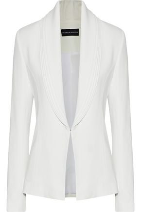 Layered crepe blazer | BRANDON MAXWELL | Sale up to 70% off | THE OUTNET