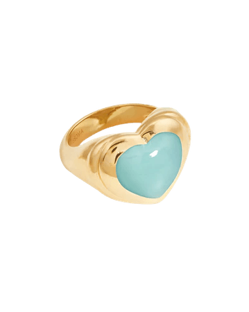 Missoma London - Jelly Heart Gemstone Ring