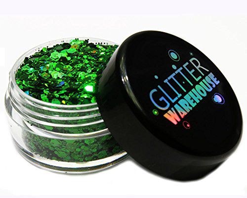 Emerald green glitter