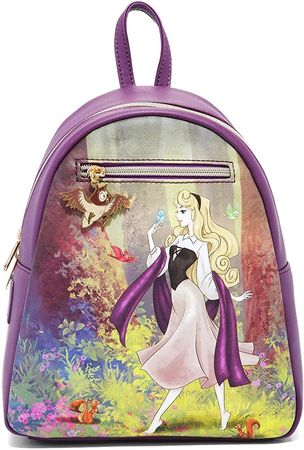 Amazon.com | Loungefly Disney Sleeping Beauty Aurora Illustration Mini Backpack | Casual Daypacks